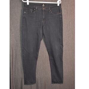 JustBlack Women's 29 Denim Jeans Distressed Dark Wash USA Made